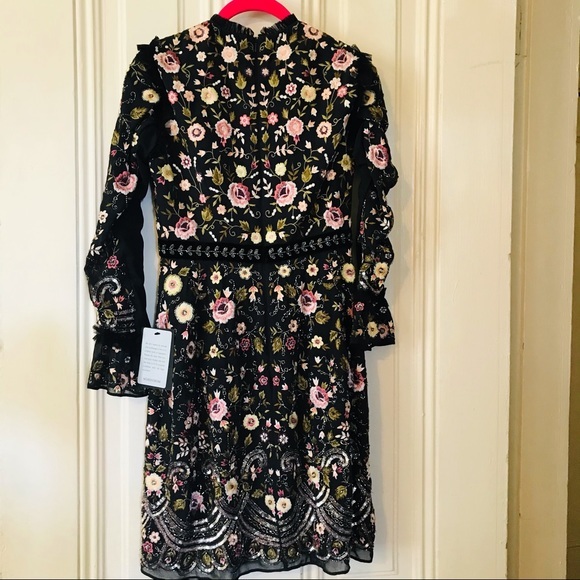 NEEDLE & THREAD Marella Embroidered Beaded Dress - Picture 5 of 5